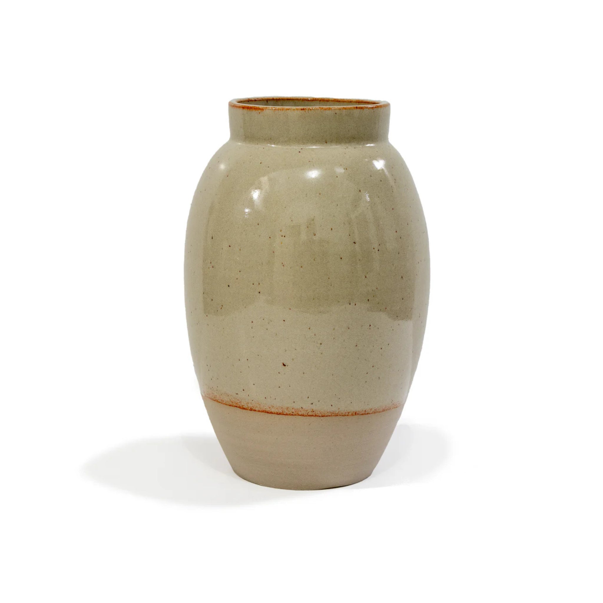 AB Ceramics Vaas Geel Beige H20,5 - AB Ceramics