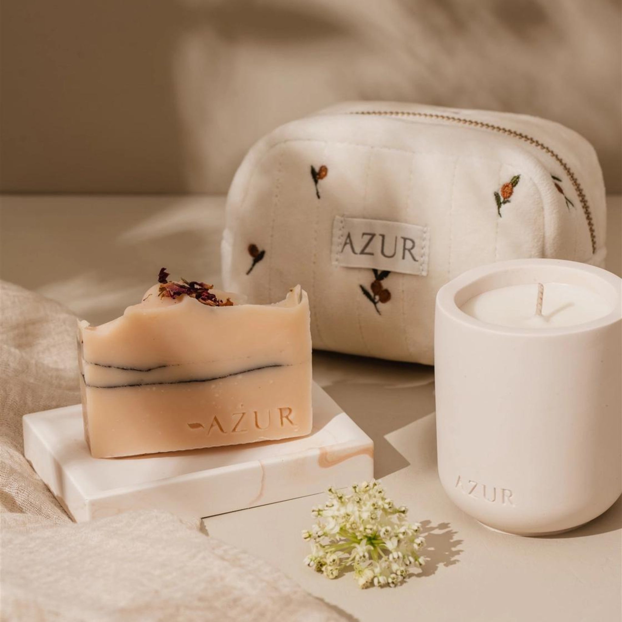 Azur Marmeren Zeephouder - Azur