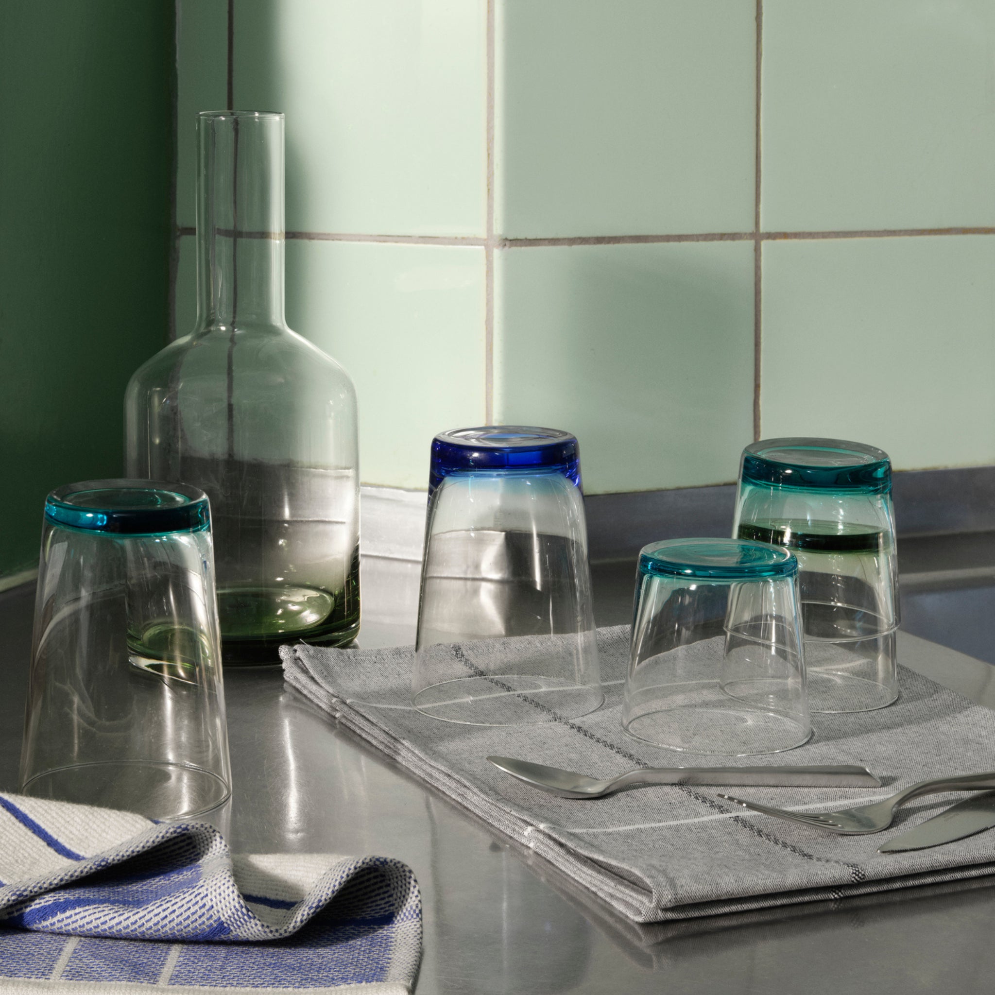 Broste Copenhagen Herman Theedoek Grijs 2 st. - Broste Copenhagen