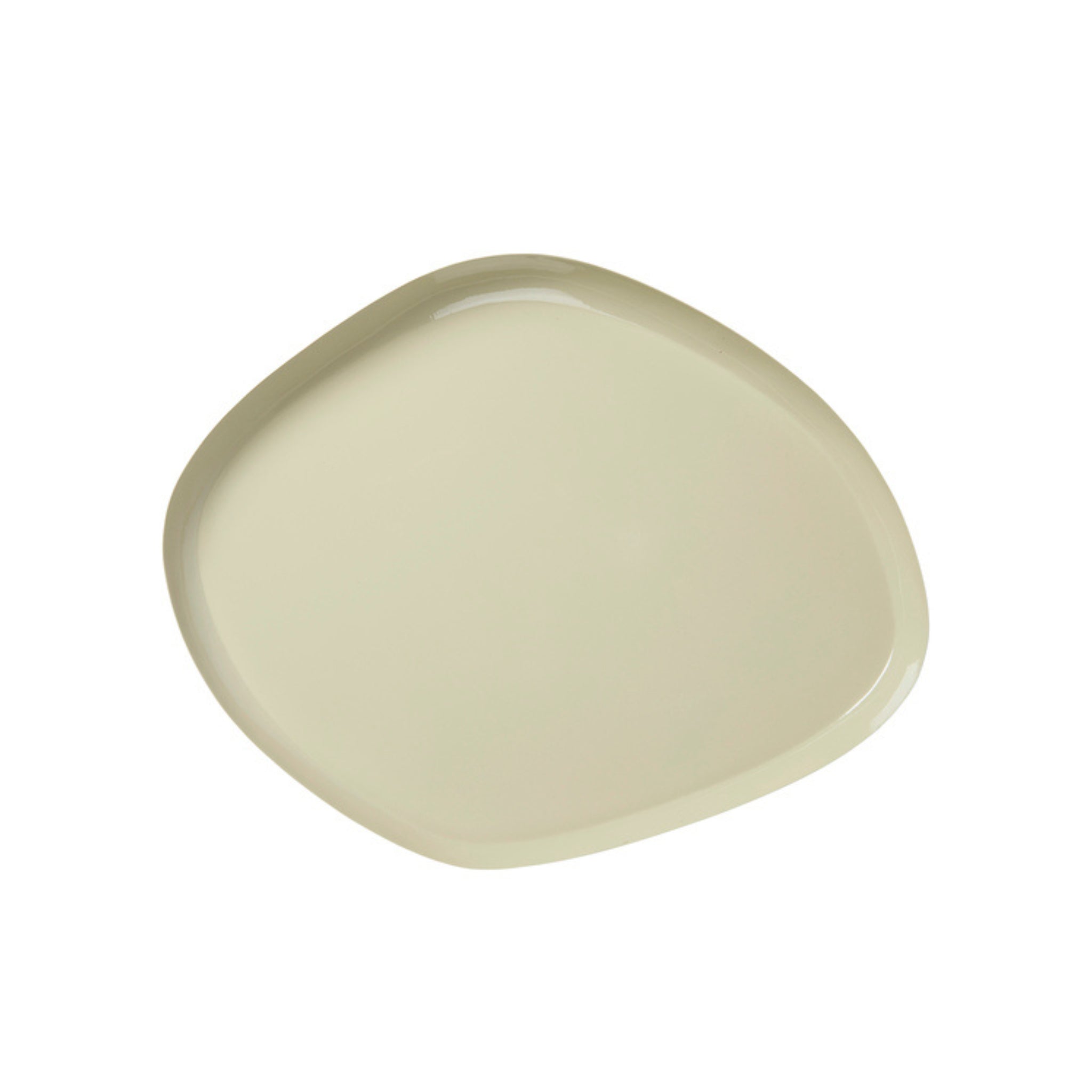 Het Broste Copenhagen Mie Dienblad L Ecru 39/32 is een crèmekleurig, asymmetrisch bord van keramiek met afgeronde hoeken - perfect als multifunctioneel dienblad voor serveren of decoreren. Geïnspireerd op het elegante ontwerp van Broste Copenhagen.