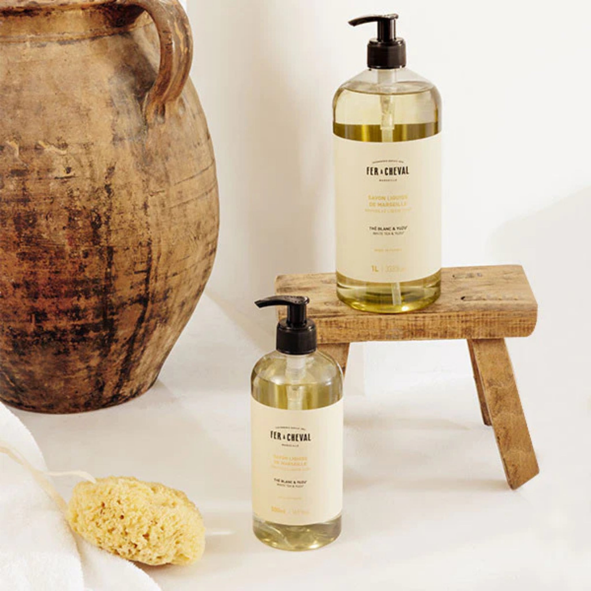 Fer à Cheval Handzeep Thé Blanc & Yuzu 1L - Fer à Cheval