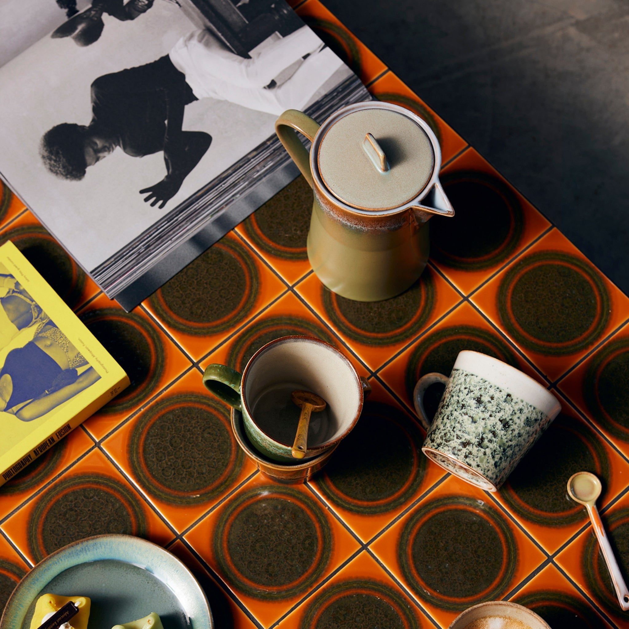 HK Living 70s Ceramics Cappuccinokop Hail - HK Living