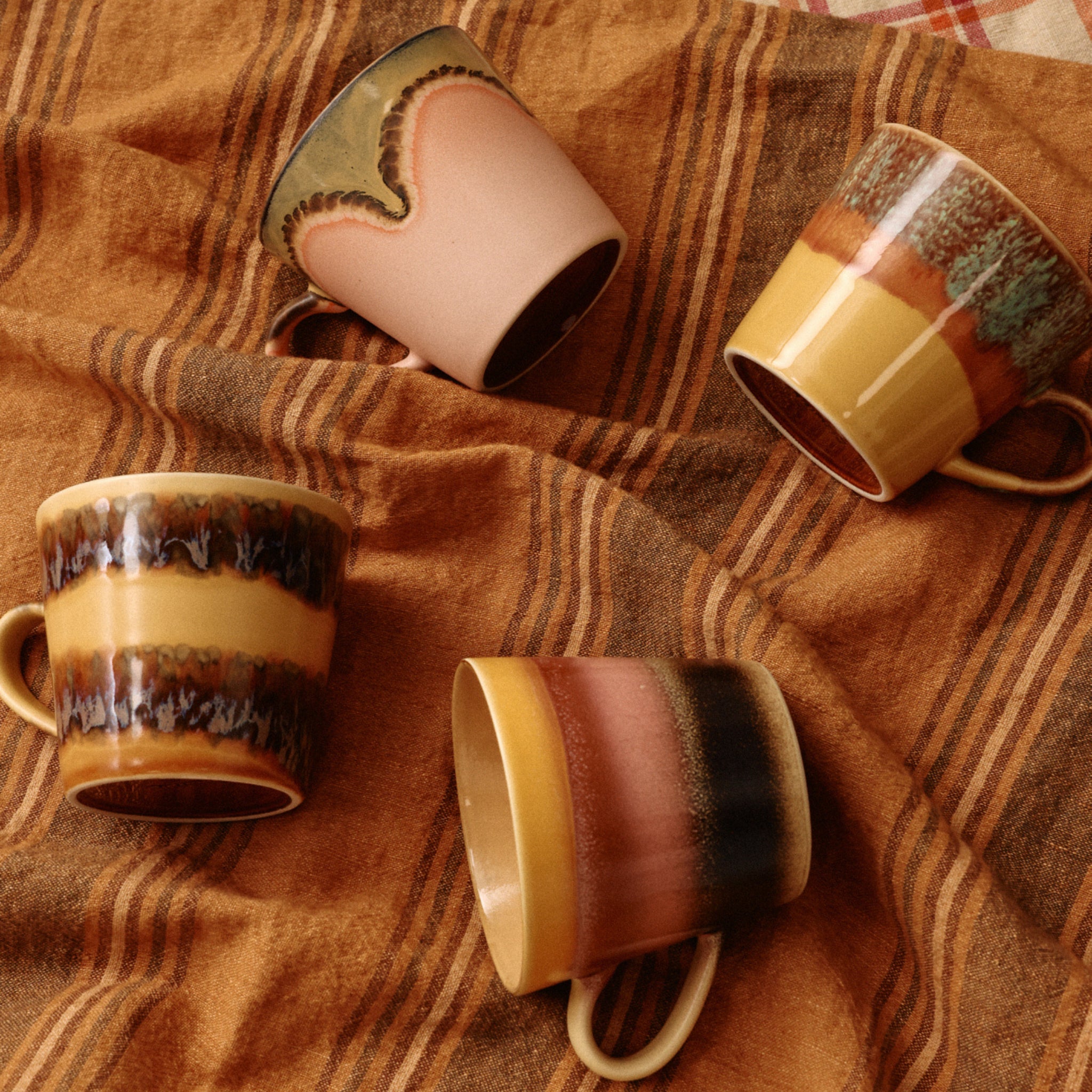 HK Living 70s Ceramics Cappuccinokop Sunset - HK Living