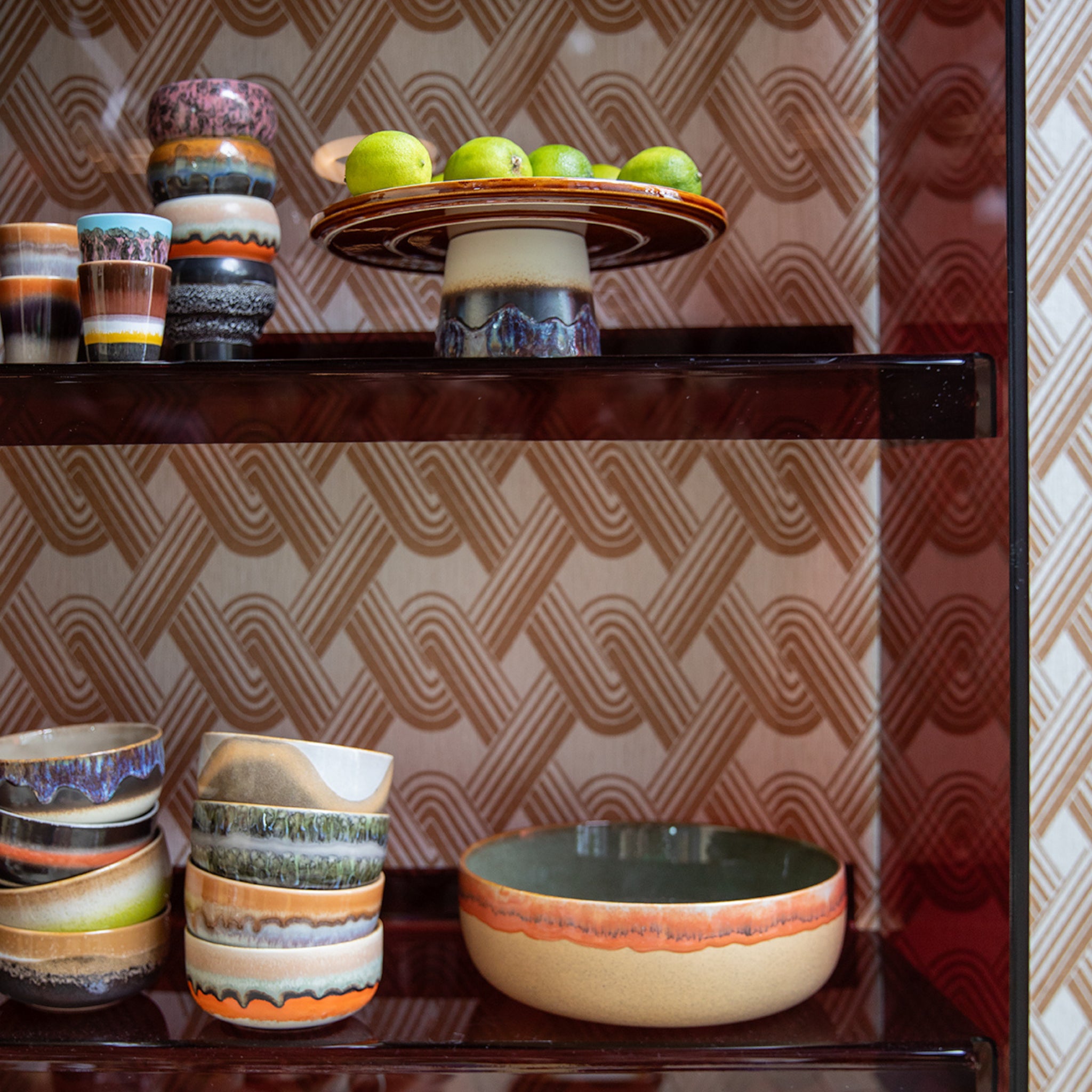 HK Living 70s Ceramics Ristretto Mok Solar 4 st. - HK Living