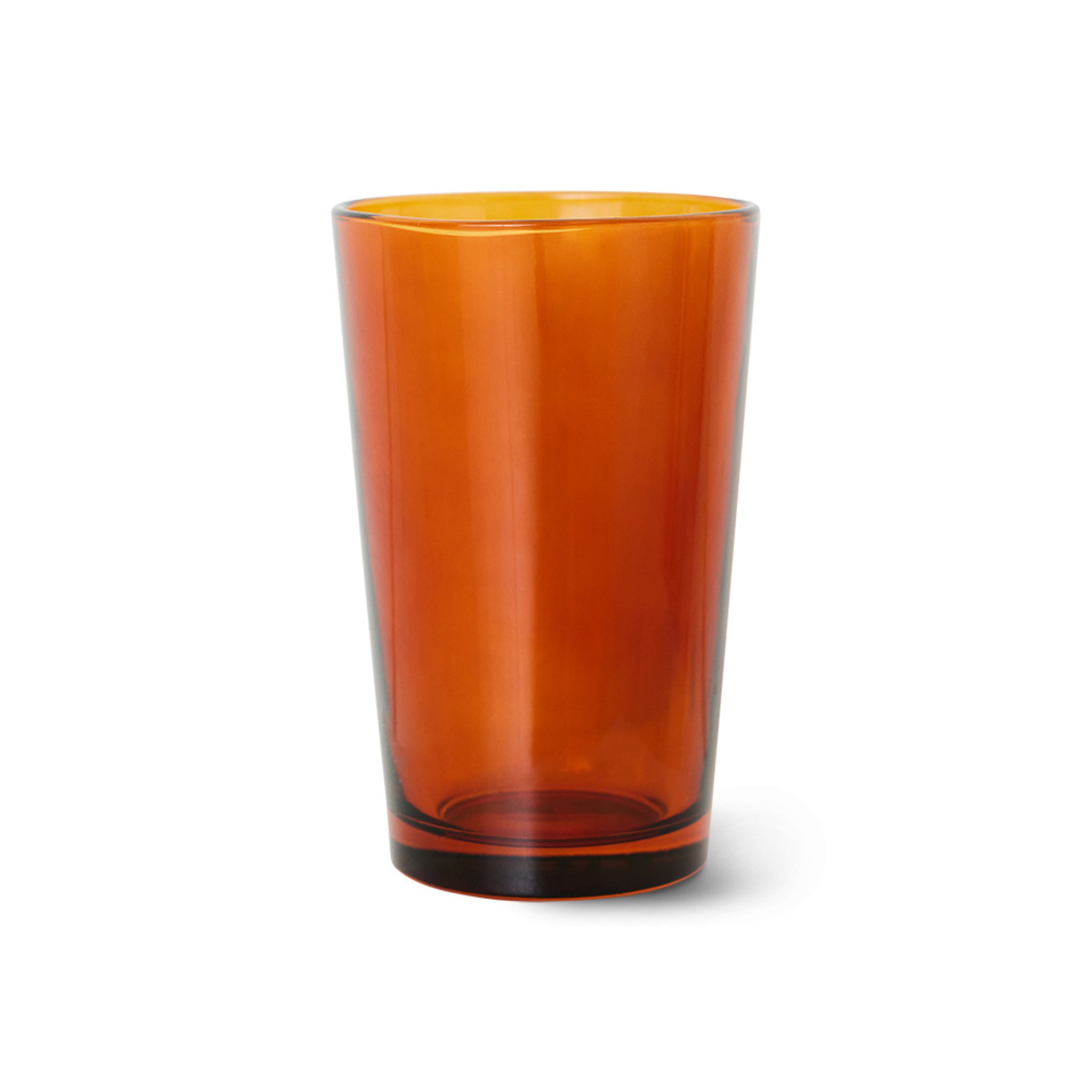 HK Living 70s Glassware Theeglas Amber Brown 4 st. - HK Living