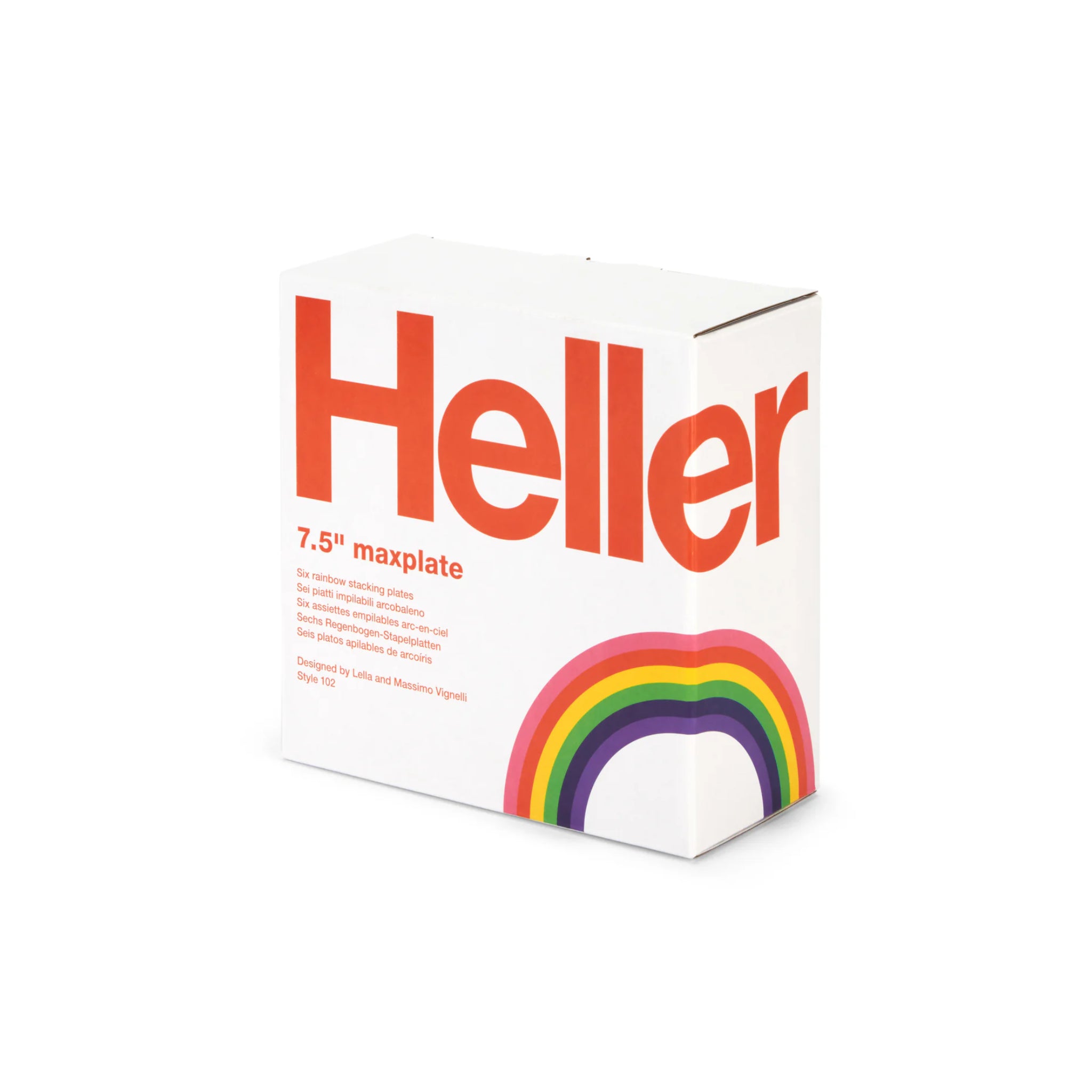 Heller Max Servies Borden Regenboog 19 cm 6 st. - Heller