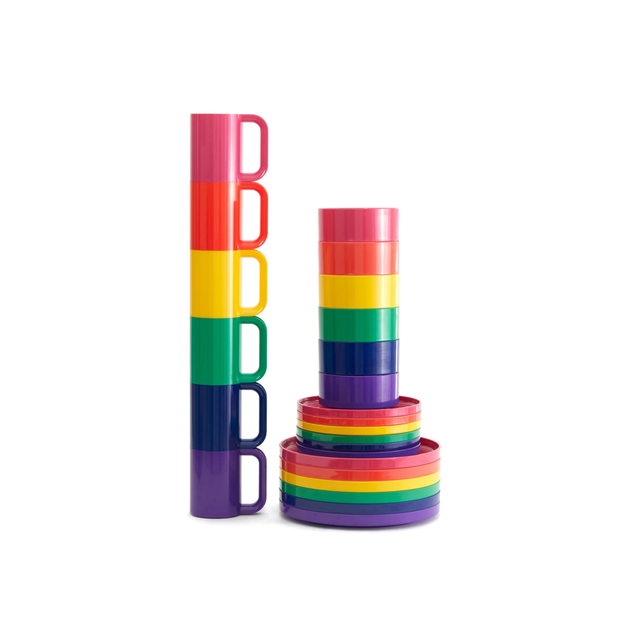 Heller Max Servies Borden Regenboog 25 cm 6 st. - Heller