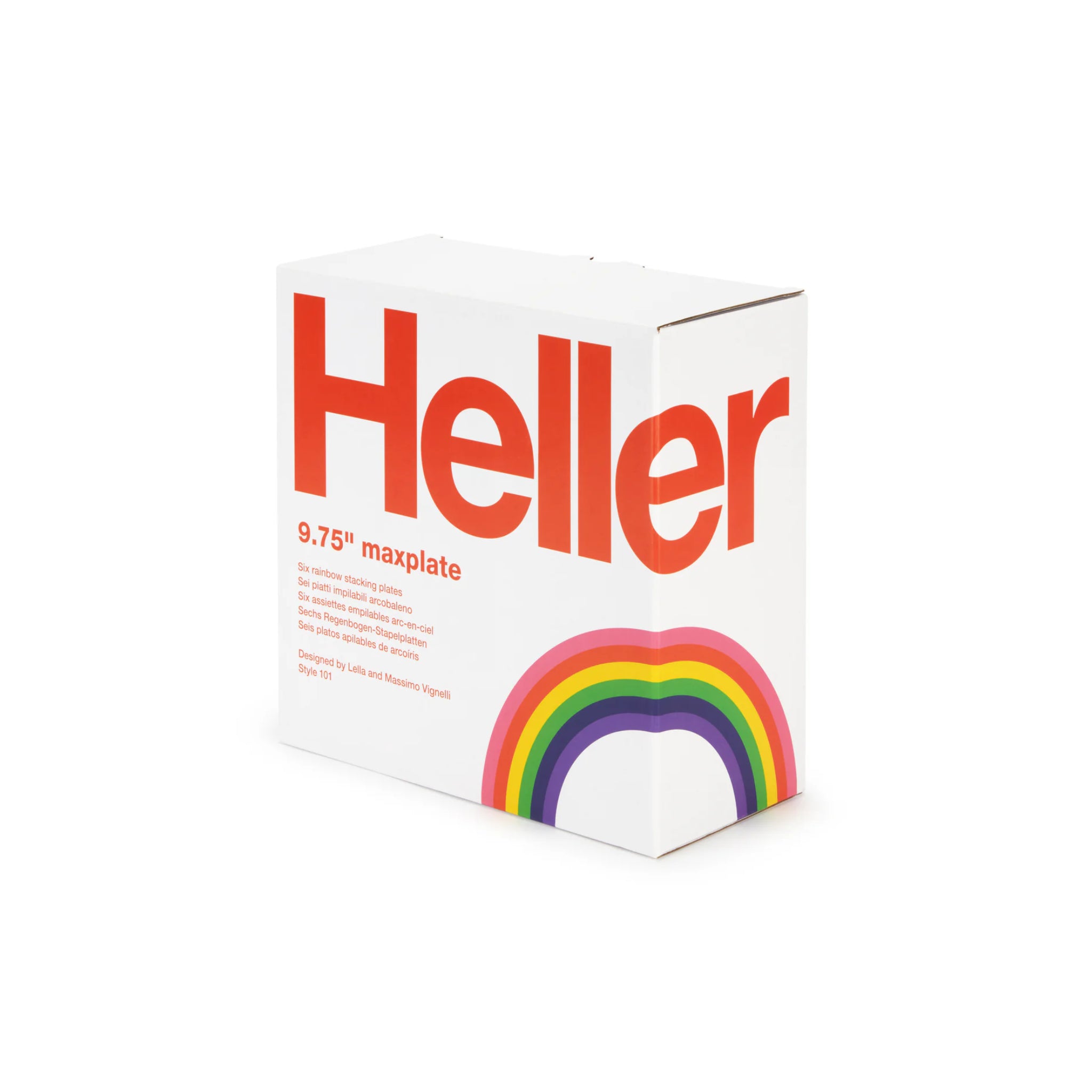 Heller Max Servies Borden Regenboog 25 cm 6 st. - Heller