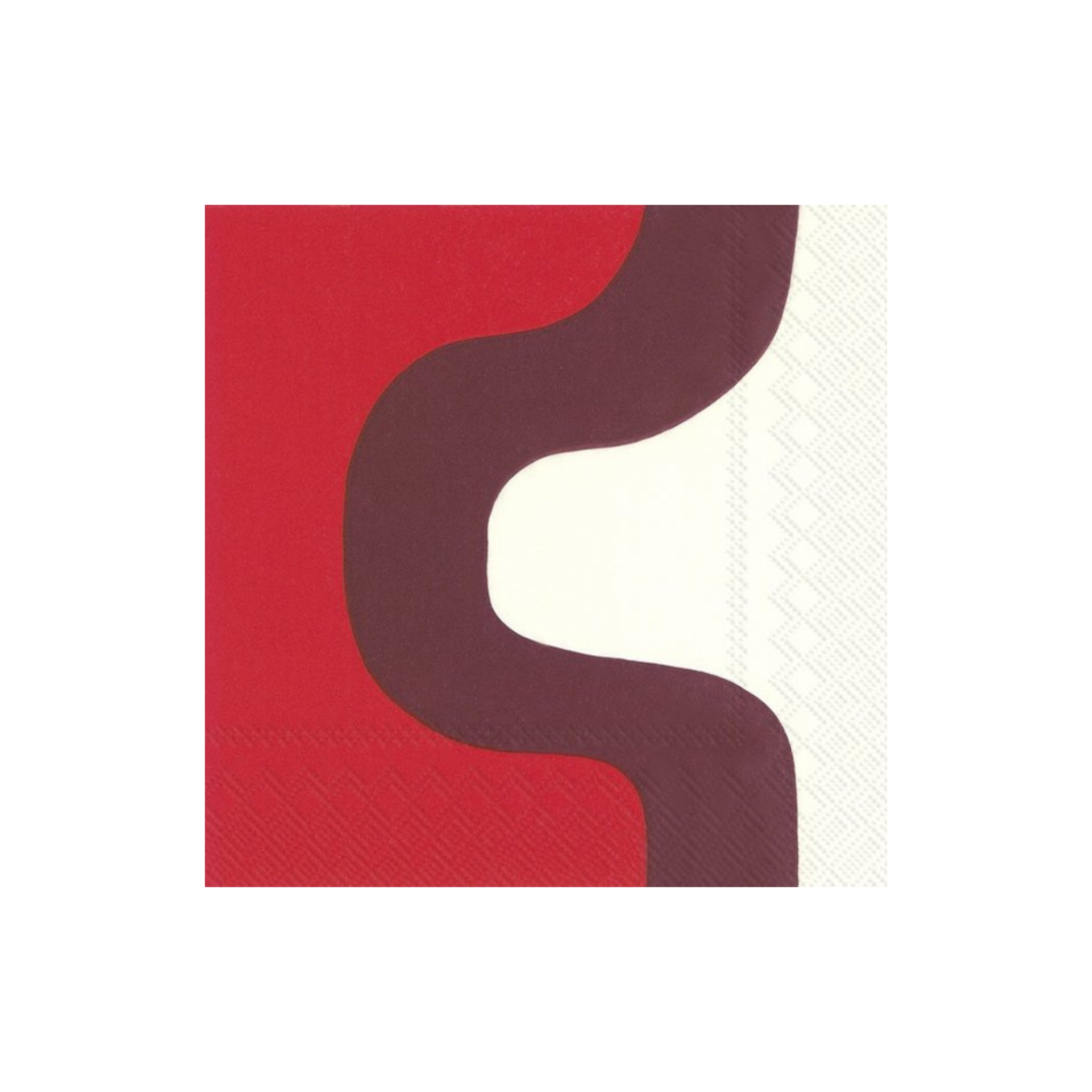 Ihr Papieren Servetten Marimekko Seireeni Dark Red 33/33