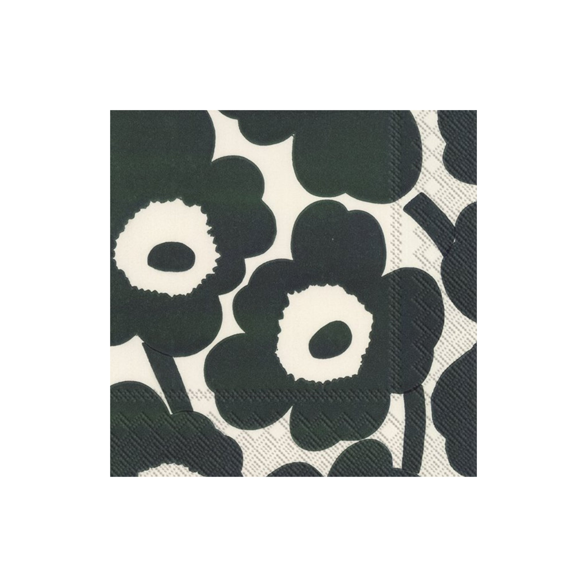 Ihr Papieren Servetten Marimekko Suur Unikko Ecru Groen 33/33 - Ihr