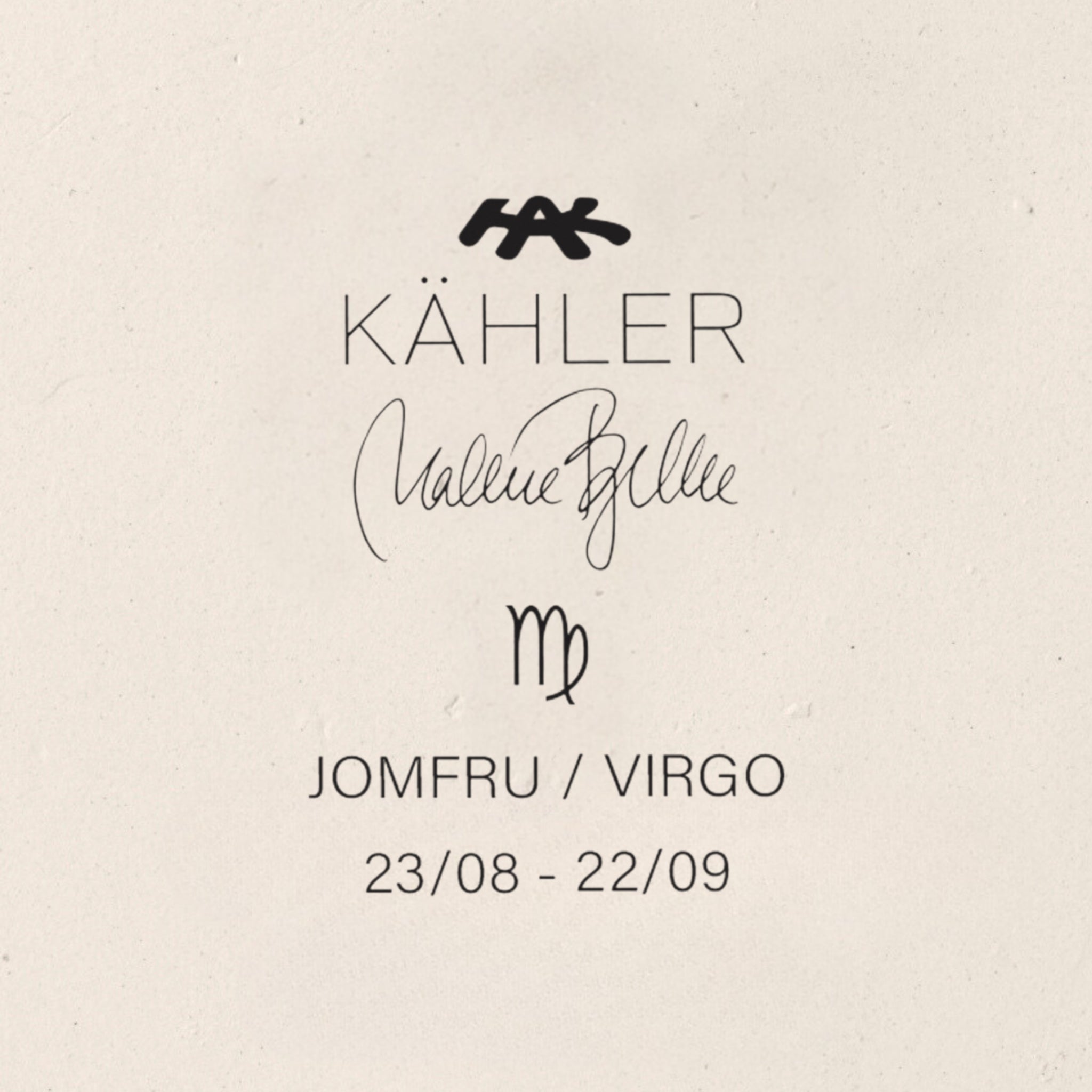 Kähler Astro Sterrenbeeld Sculptuur Maagd - Kähler