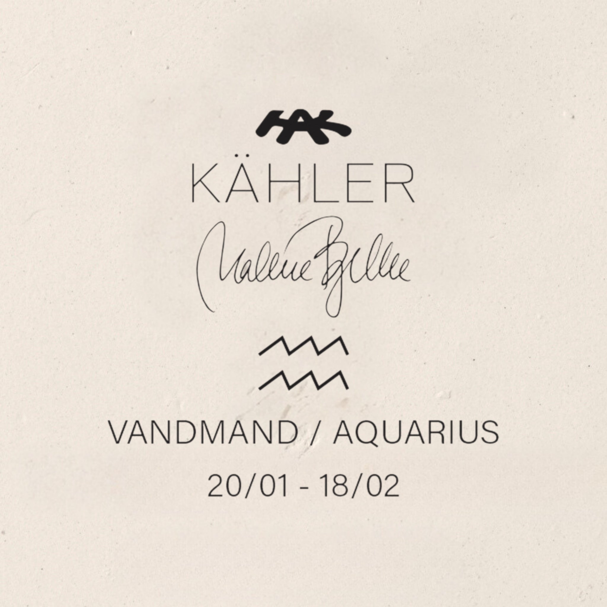 Kähler Astro Sterrenbeeld Sculptuur Waterman - Kähler