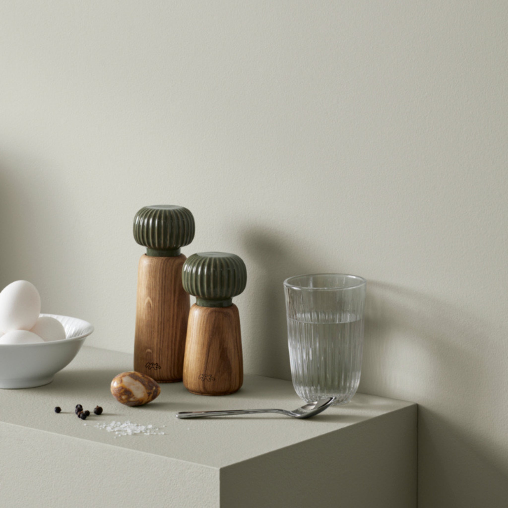 Kähler Hammershoi Kruidenmolen Donkergroen L - Kähler