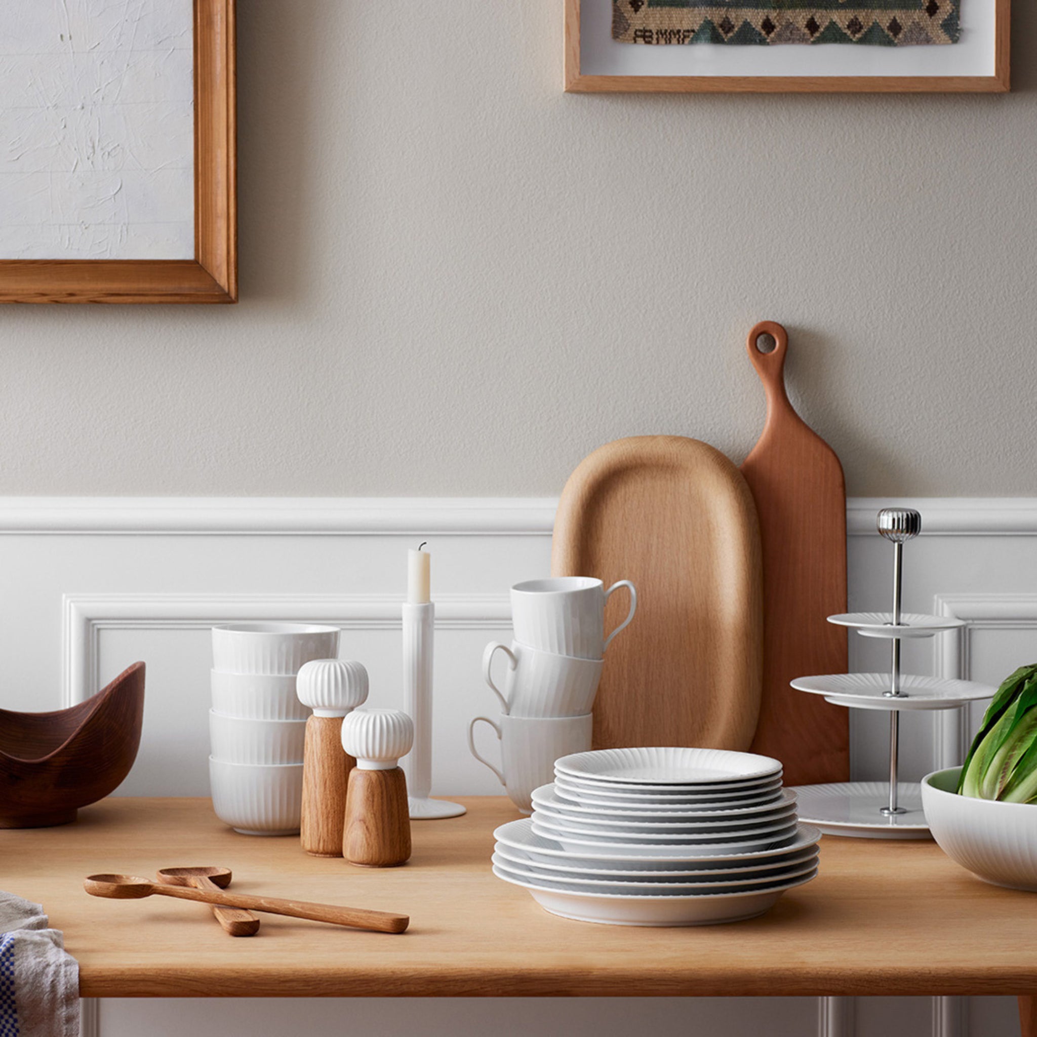 Kähler Hammershoi Kruidenmolen Wit L - Kähler