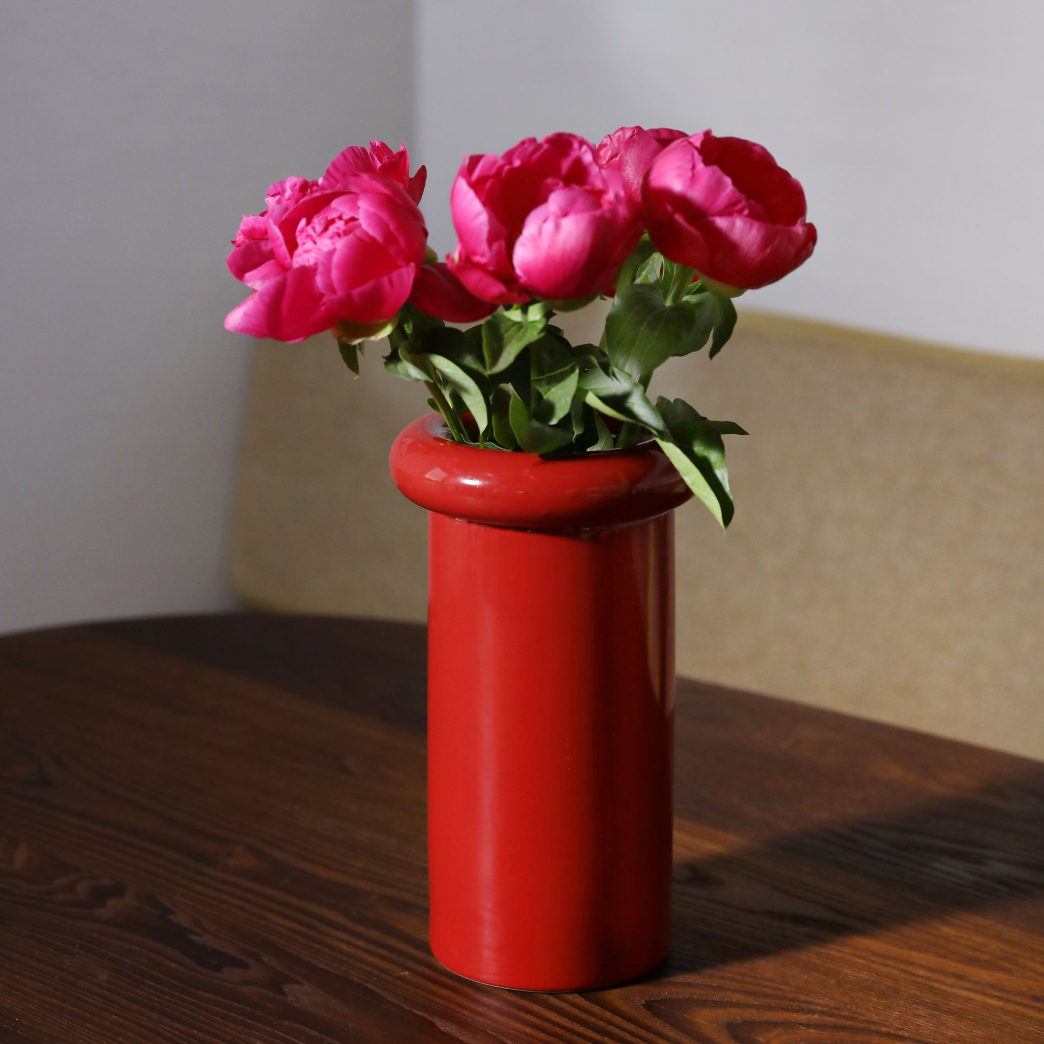 &Klevering Turban Vaas Bordeaux H27 - &Klevering