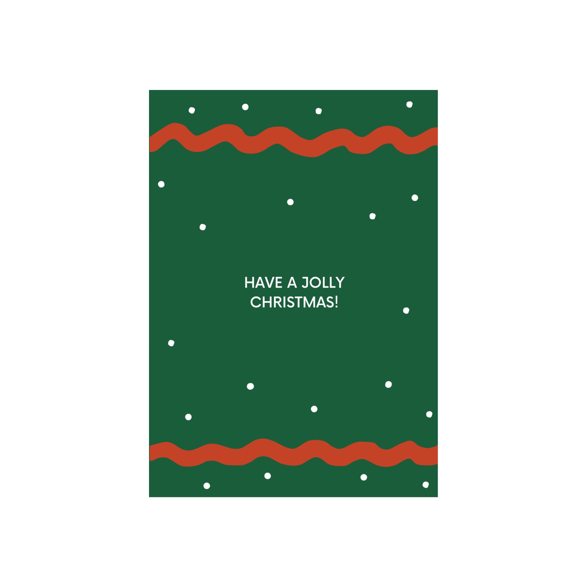 Matriks JL Kerstkaart Have A Jolly Christmas Snow Dubbel - Matriks