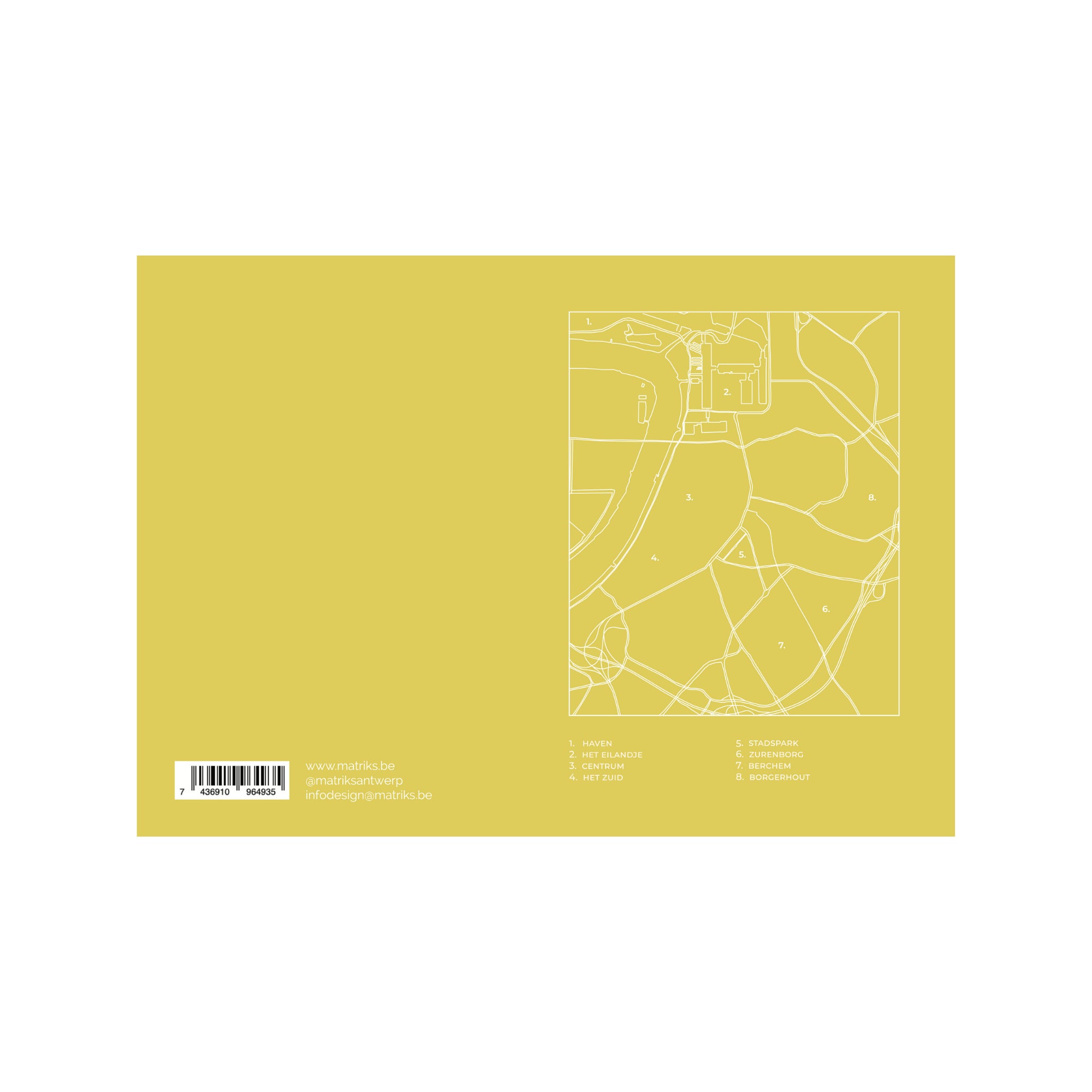 Matriks Postkaart Antwerpen Antwerpen Dubbel A6 - Matriks