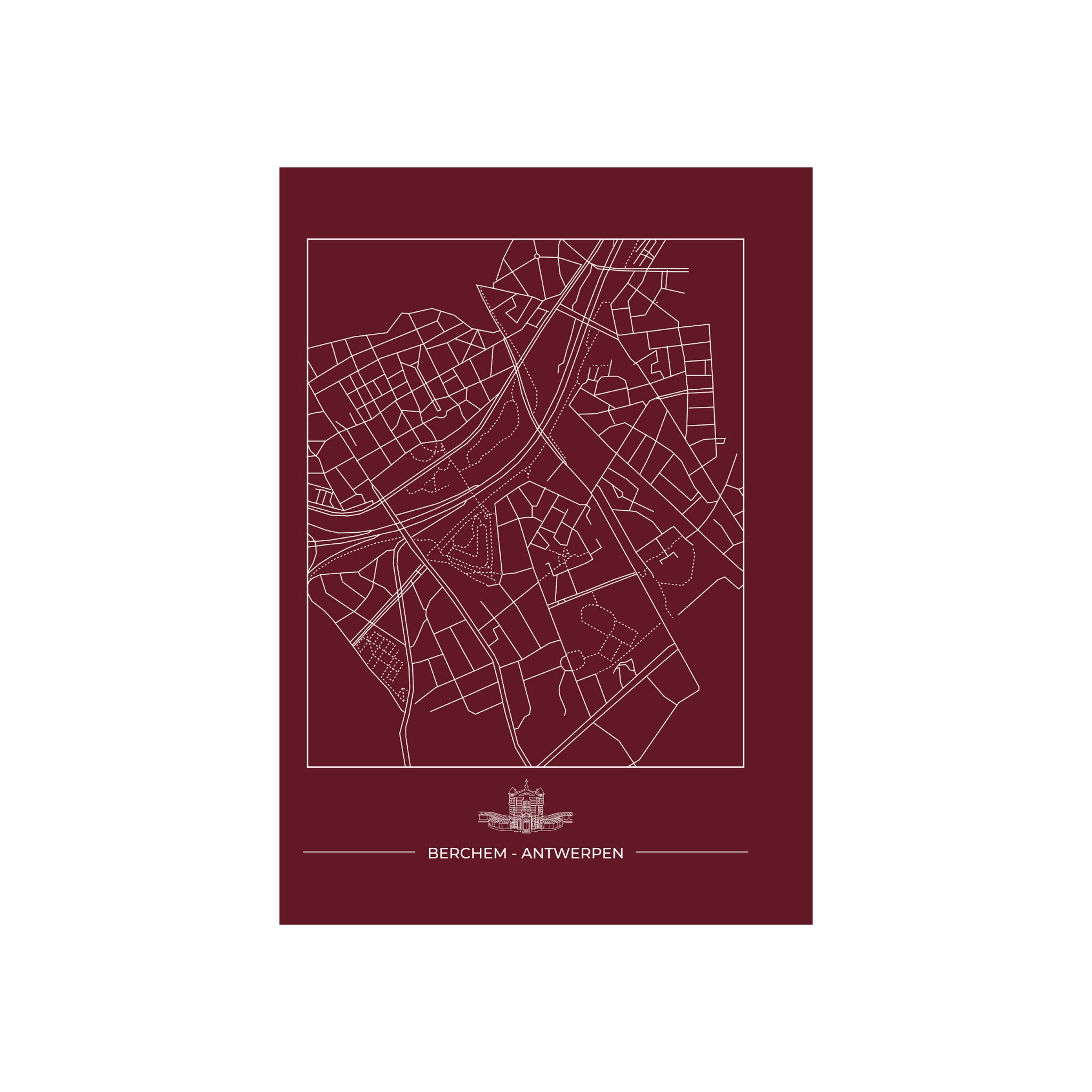 Matriks Postkaart Antwerpen Berchem Dubbel A6 - Matriks