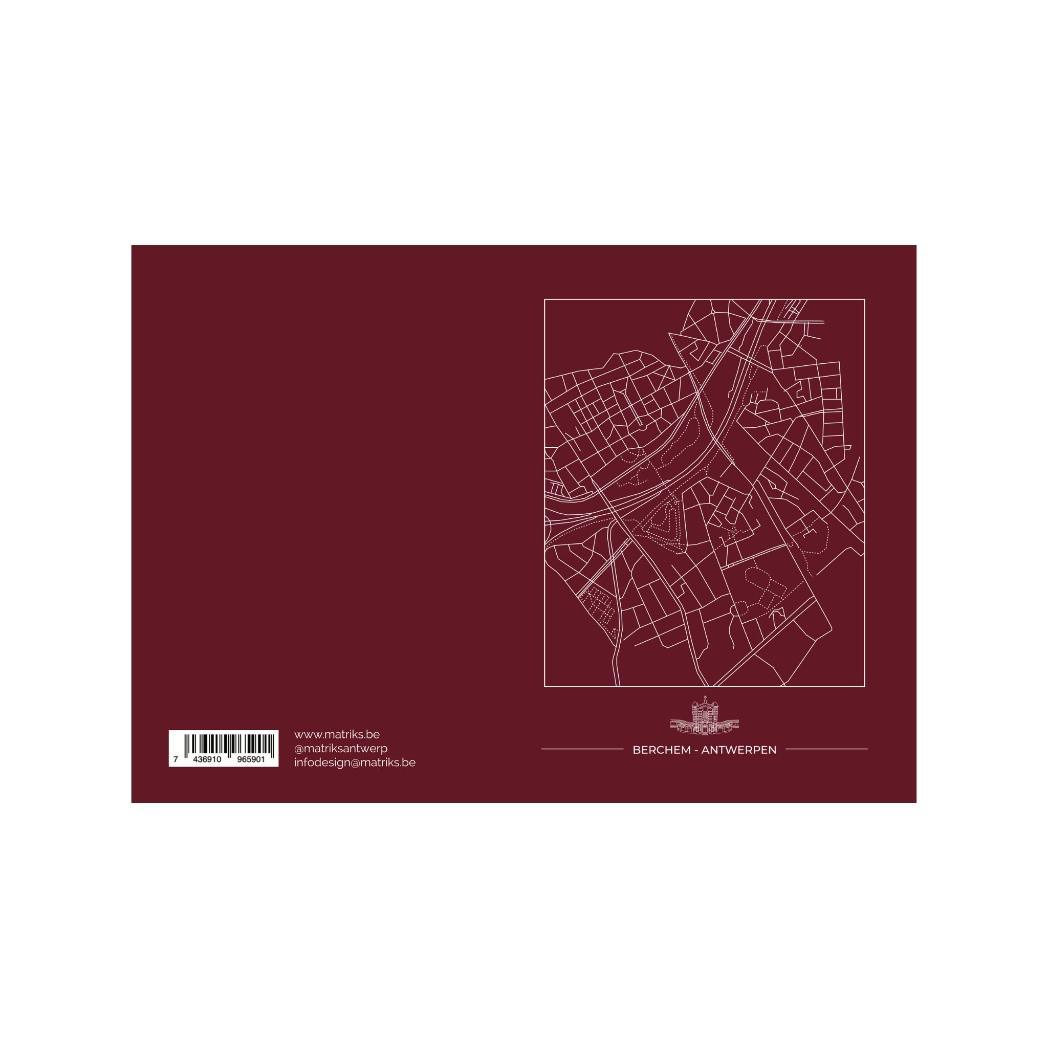 Matriks Postkaart Antwerpen Berchem Dubbel A6 - Matriks