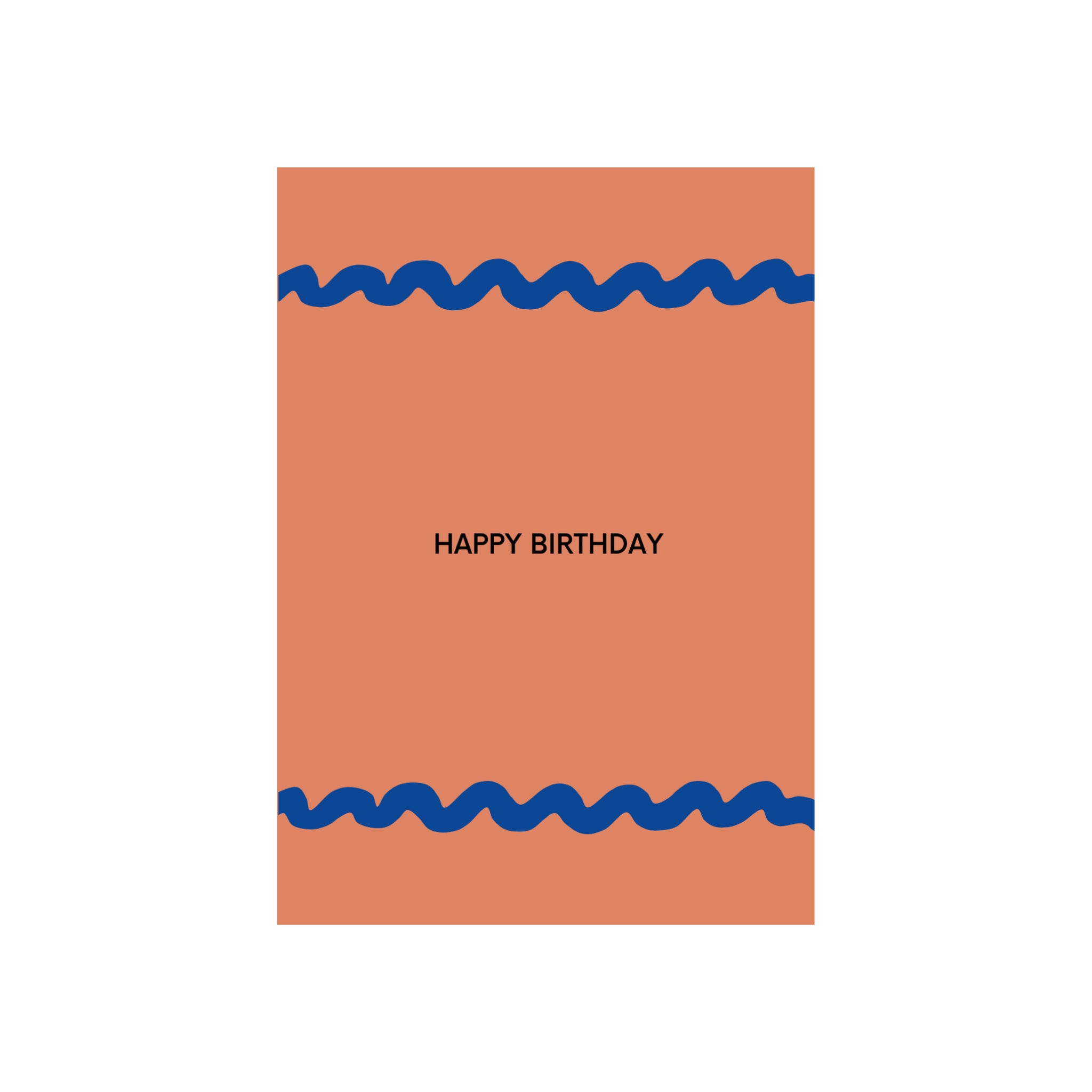 De Matriks JL Postkaart Happy Birthday Pink Dubbel van Matriks is een eenvoudige verjaardagskaart met een effen roze ontwerp en "HAPPY BIRTHDAY" gecentreerd op de voorkant.