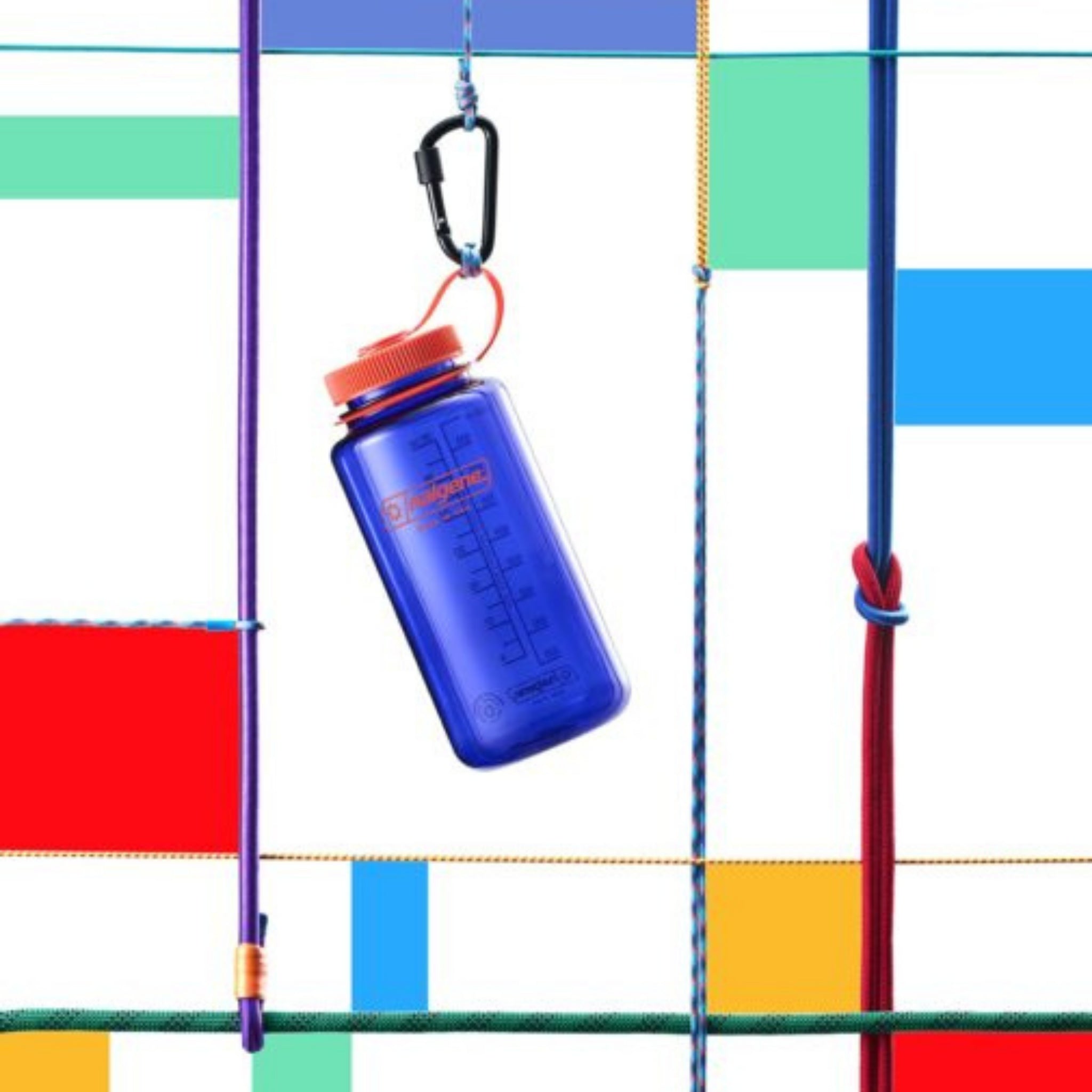 Nalgene Drinkfles Brede Opening Periwinkle 1L - Nalgene