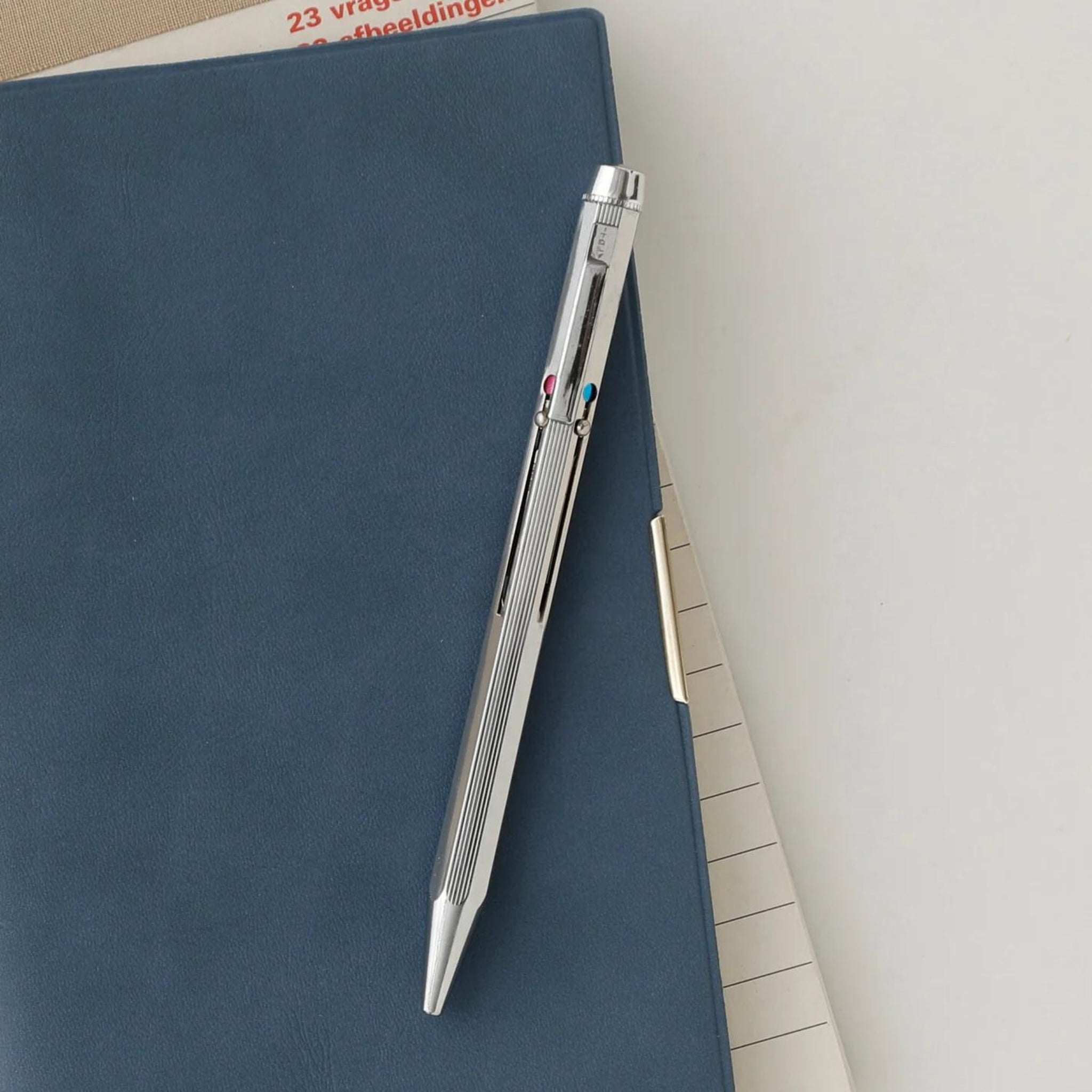 Penco 4 Kleuren Balpen Zilver - Penco