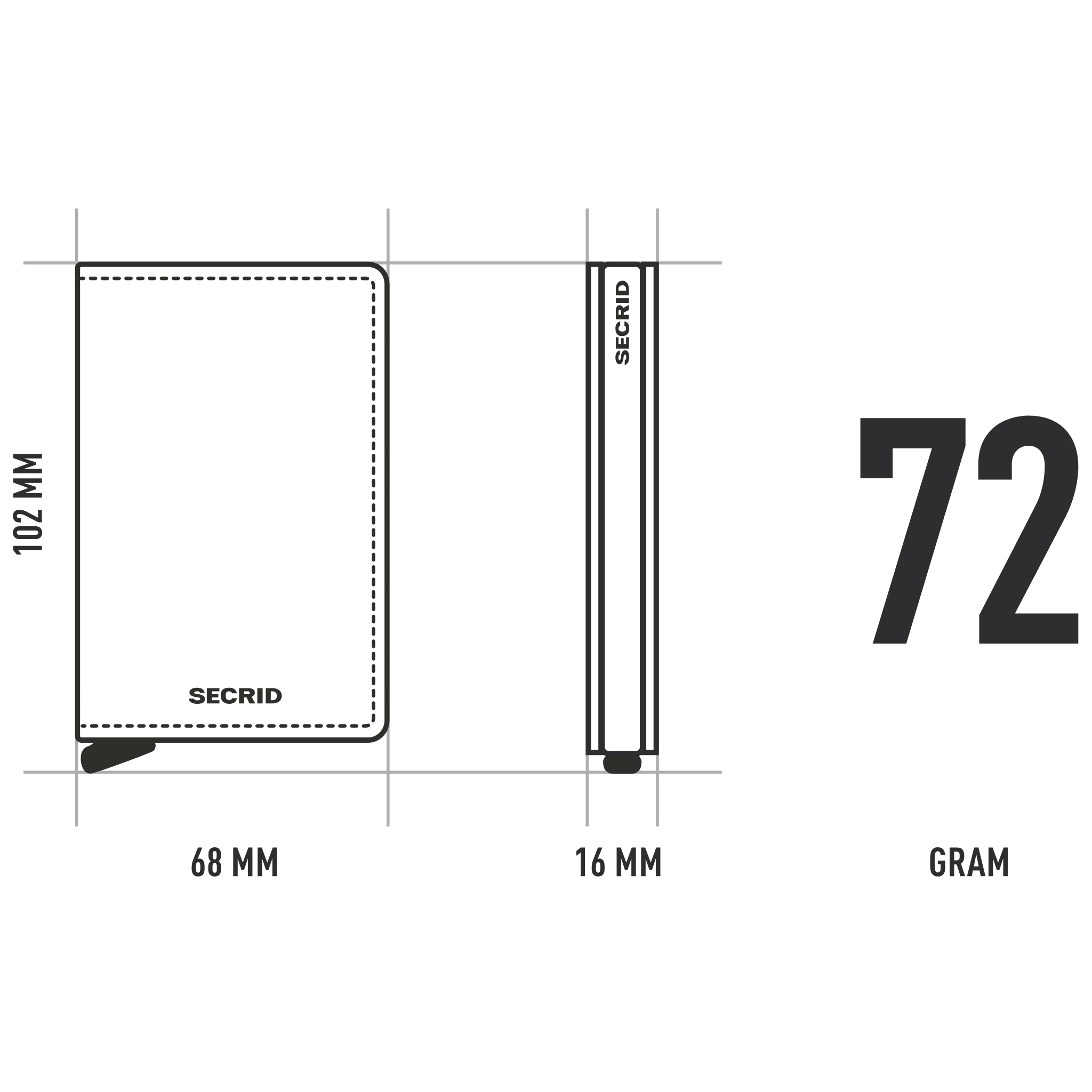 Secrid Slimwallet Vintage Taupe - Secrid