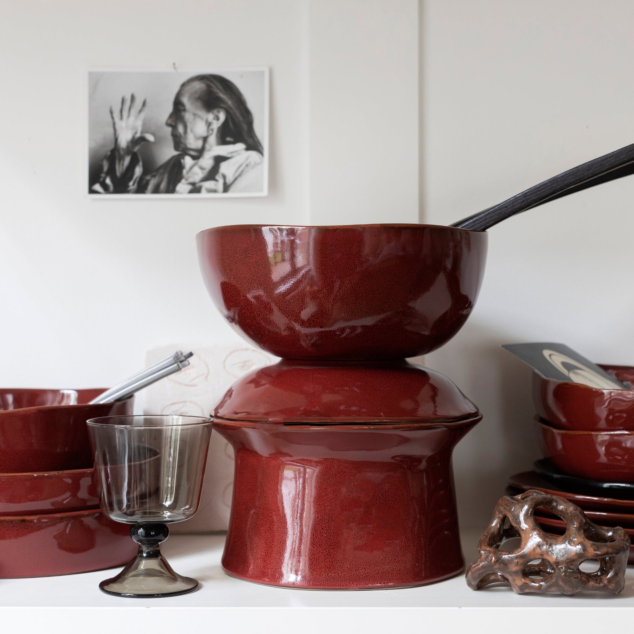 Serax La Mère Serveerschaal Venetian Rood D31 - Serax