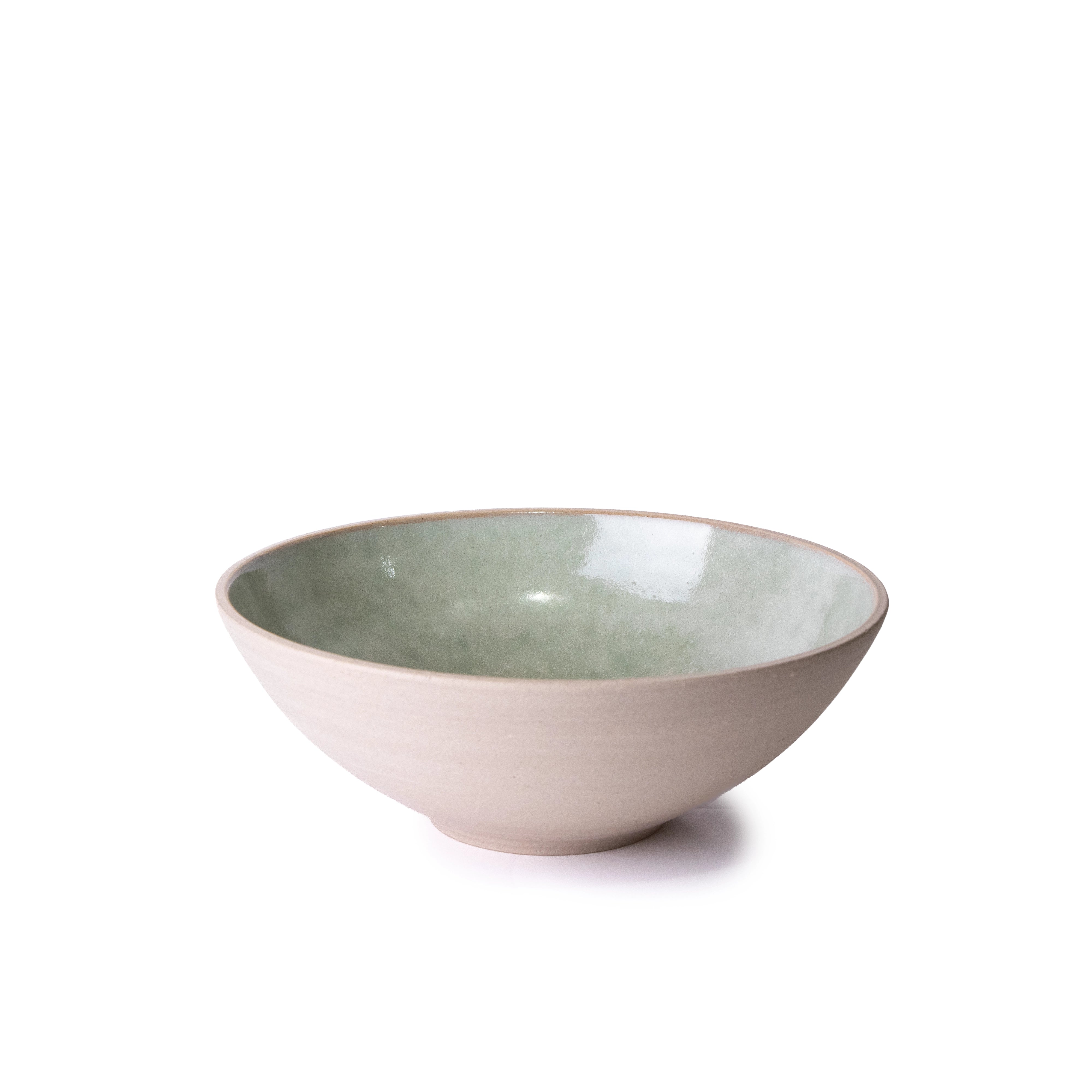 AB Ceramics Noodle Kom Wit Mint D19 - AB Ceramics