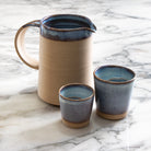 AB Ceramics Karaf Geel Opaal Blauw 100 cl - AB Ceramics