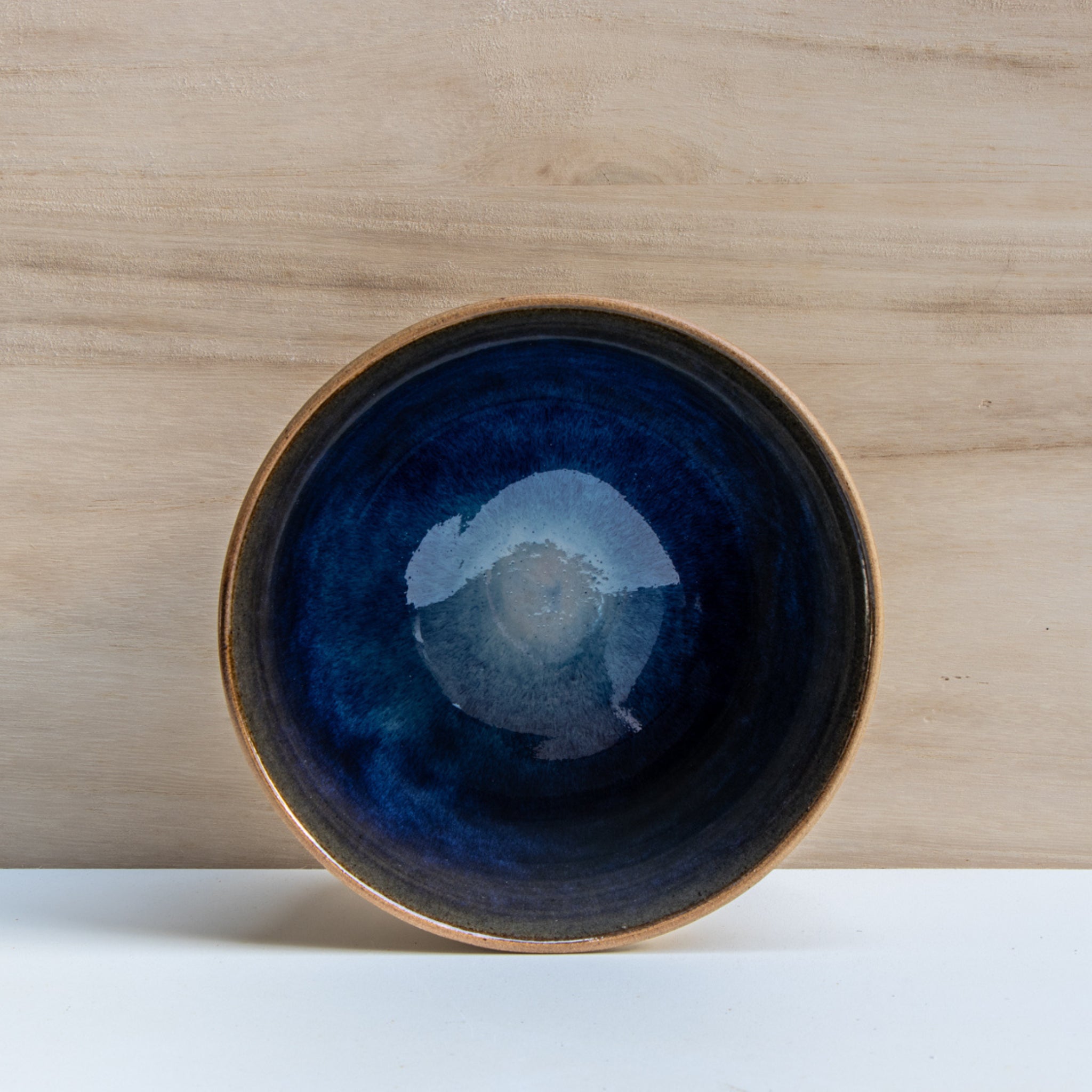 AB Ceramics Serveerschaal Geel Blauw D20 Binnenkant