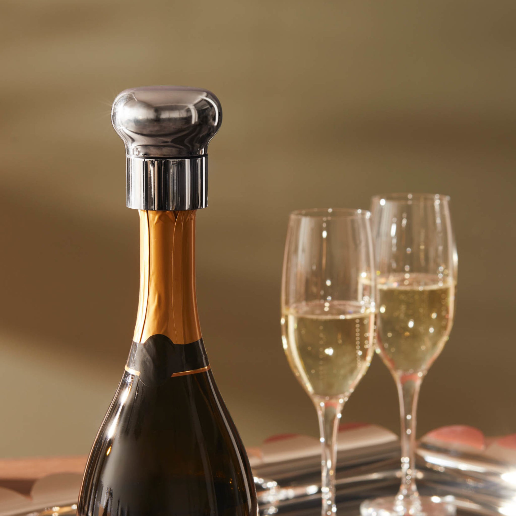 Alessi Champagne Stopper RVS