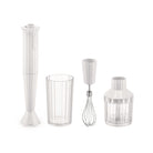 Alessi Plissé Staafmixer + Accessoires Wit