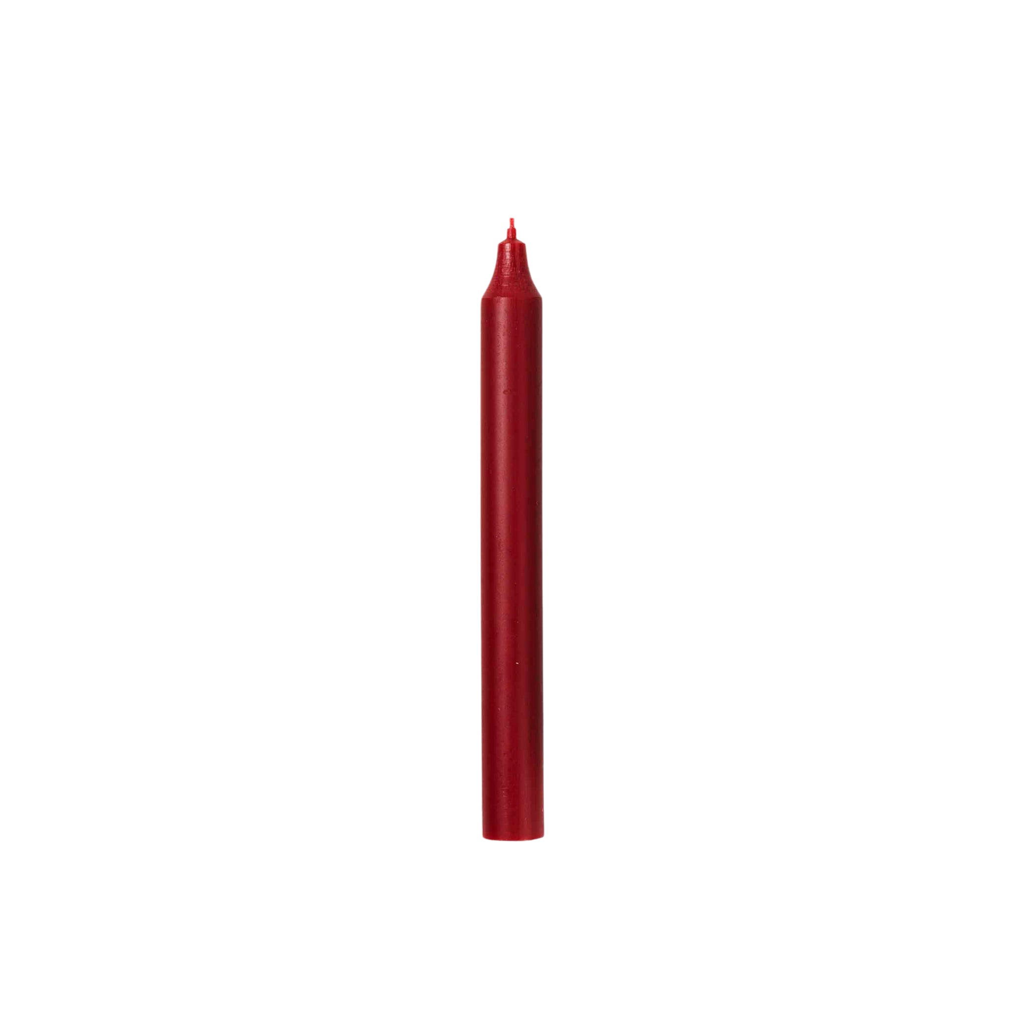 Broste Copenhagen Rustic Taper Kaars Rood