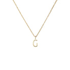 Design Letters Gouden Ketting 'G' 18K Verguld