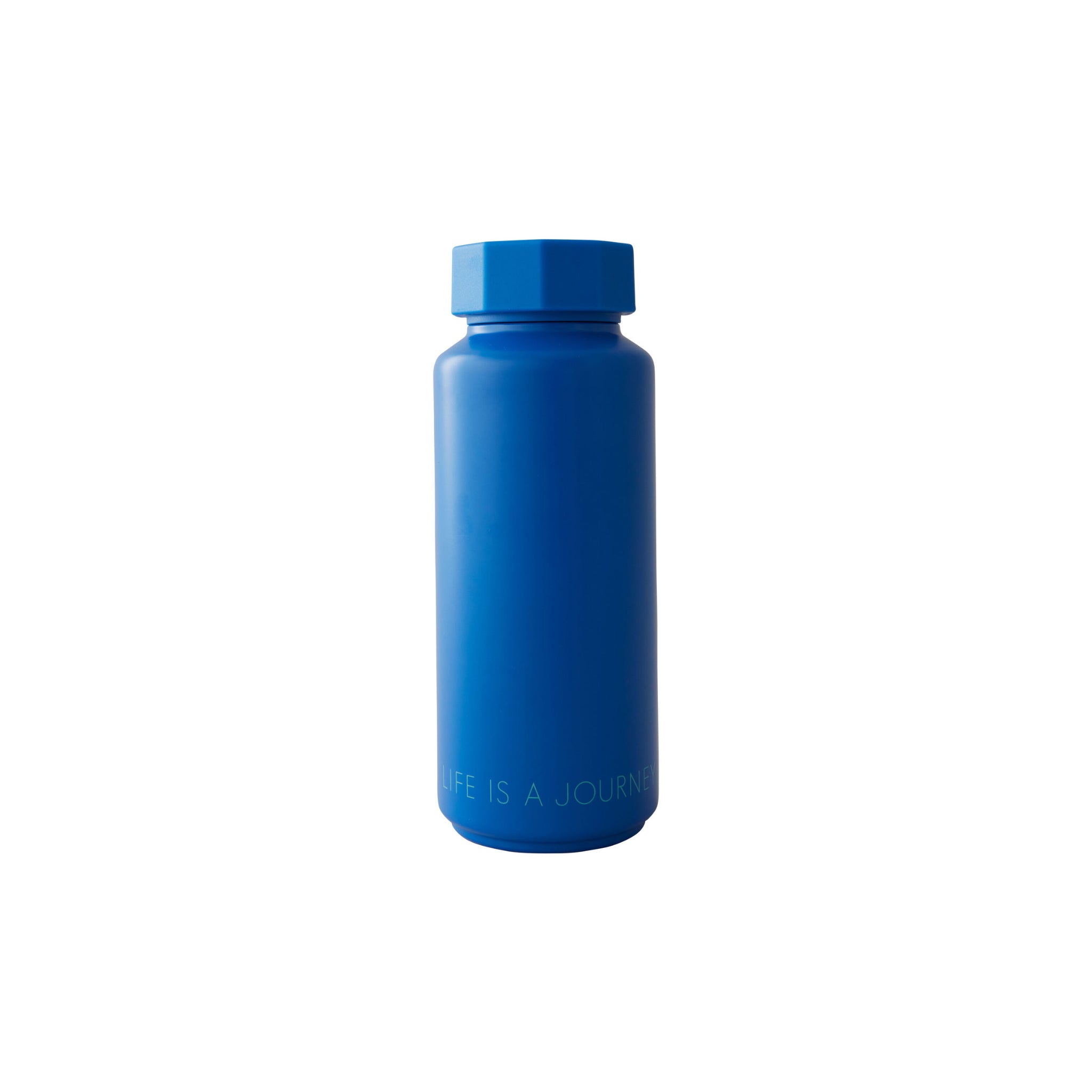 Design Letters Thermosfles Kobalt Blauw 500 ml