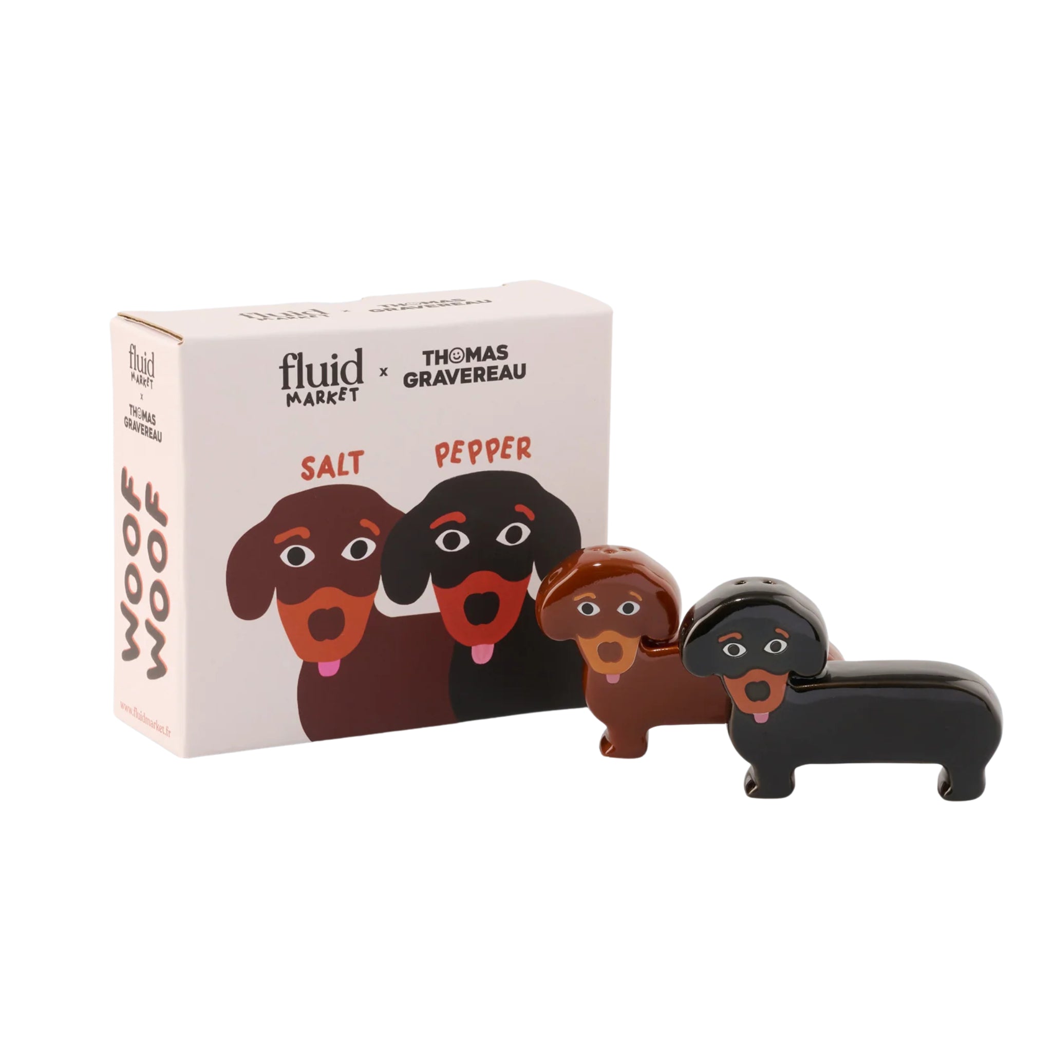 Fluid Market Zout - en Pepervaatjes Dachshund 2 st. - Fluid Market