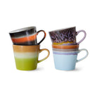 HK Living 70s Ceramics Cappuccinokop Solid 4 st. - HK Living