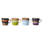 HK Living 70s Ceramics Cappuccinokop Solid 4 st. - HK Living
