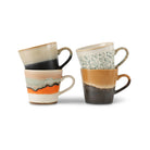 HK Living 70s Ceramics Cappuccinokop Verve 4 st. - HK Living