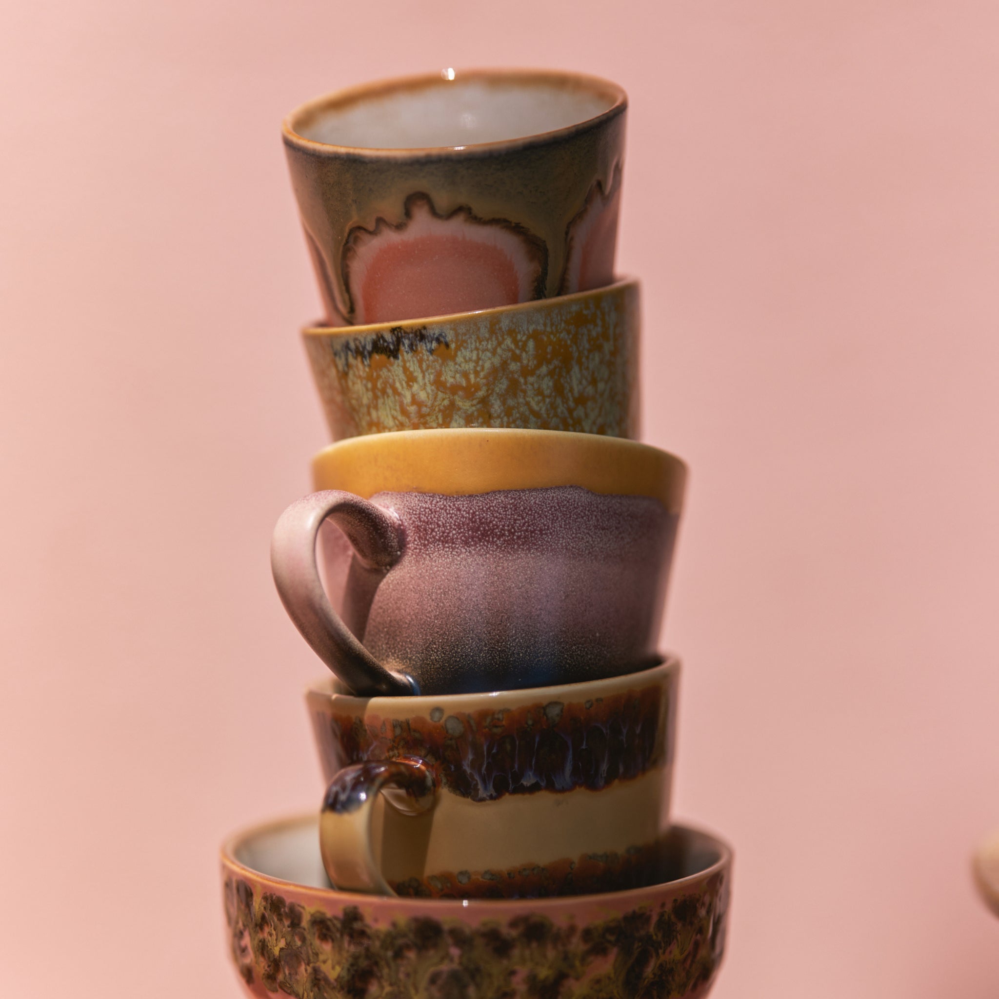 HK Living 70s Ceramics Cappuccinokop Sunset - HK Living