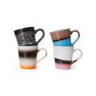 HK Living 70s Ceramics Espresso Kop Funky 4 st. - HK Living