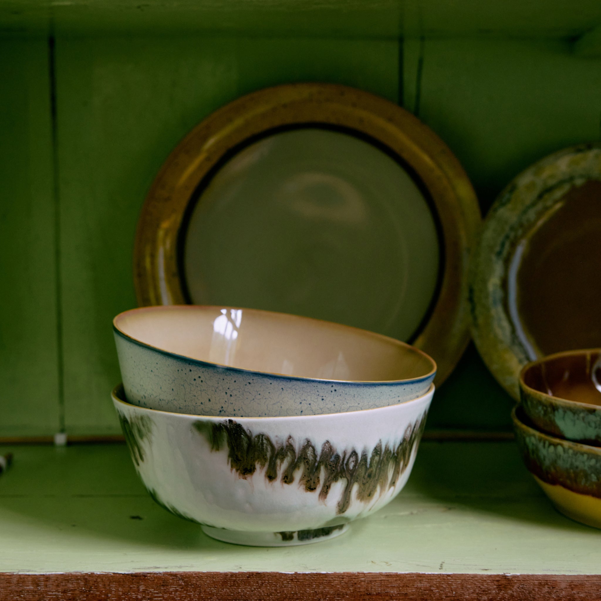 HK Living 70s Ceramics Ramen Kom Minimalist 2 st. - HK Living