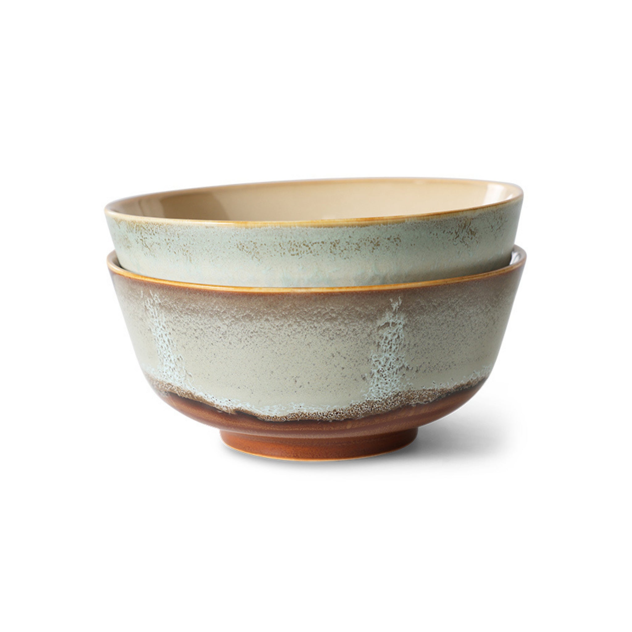 HK Living 70s Ceramics Ramen Kom Verge 2 st. - HK Living