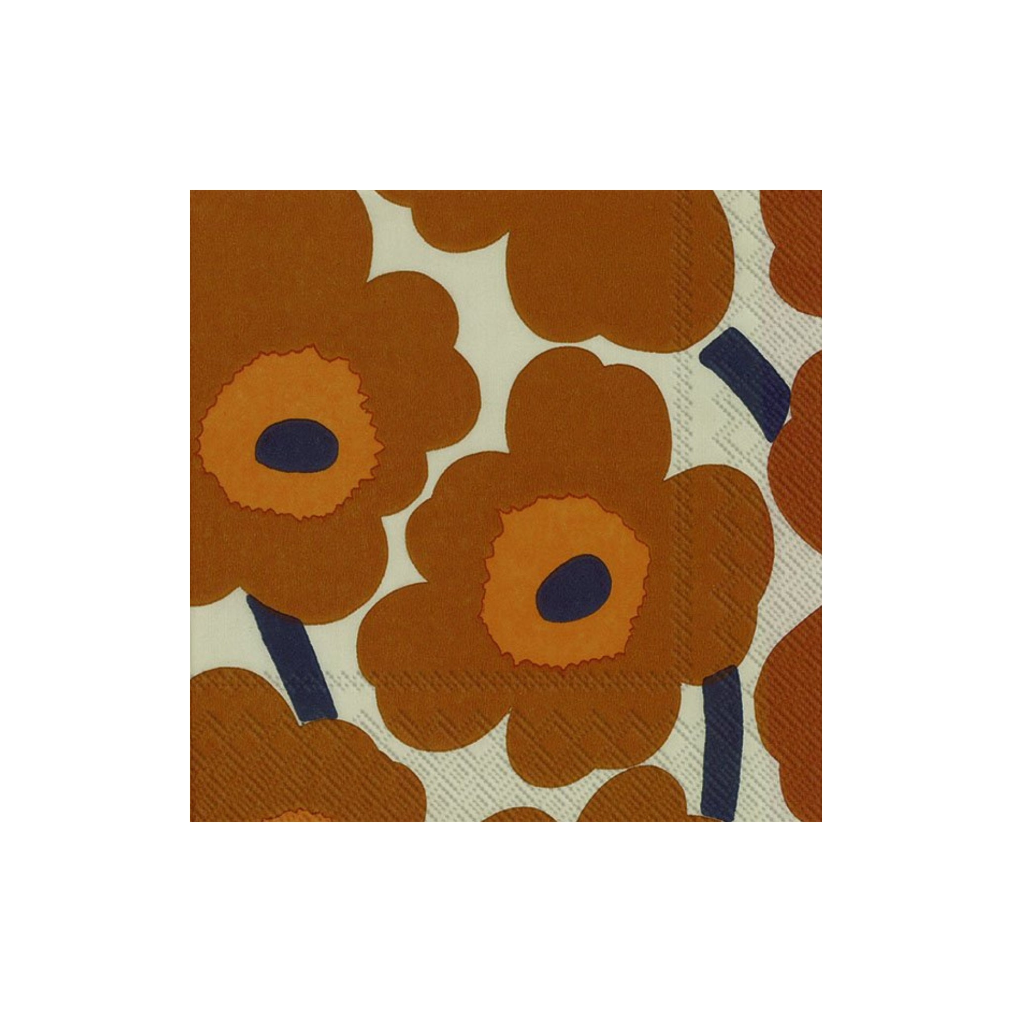 Ihr Papieren Servetten - Marimekko - Suur Unikko Terracotta 33/33