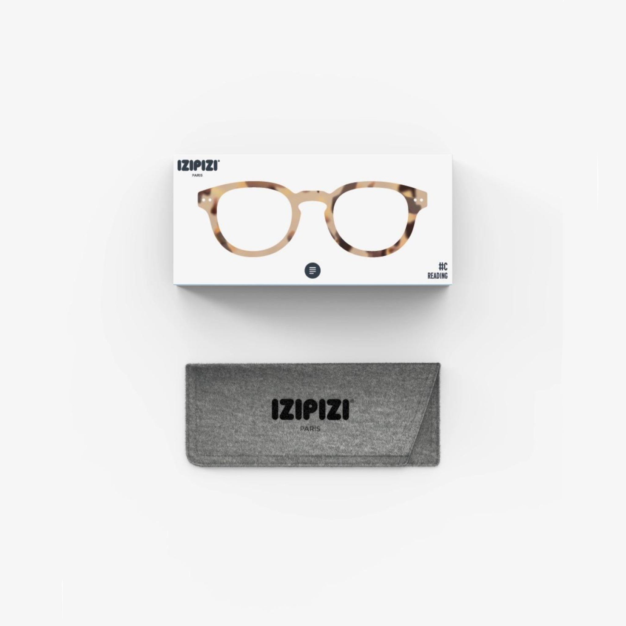 Izipizi Leesbril C Light Tortoise Doosje En Beschermhoes