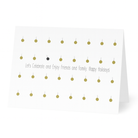 De Matriks Kerst- en Nieuwjaarskaart Let's Celebrate... van Matriks heeft een goud met zwart ornamentraster en een feestelijke boodschap - ideaal voor je kerstgroet of nieuwjaarswens.