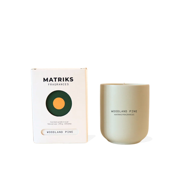 Matriks Fragrances Geurkaars Keramiek Woodland Pine 270 g