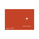 Matriks Kerstkaart Season's Greetings Star Dubbel