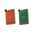 Matriks Kerstkaart Snow Red Green Set